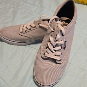 Vans Light Gray Lace-Up Sneakers